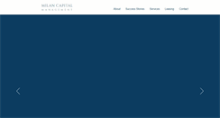 Desktop Screenshot of milancap.com